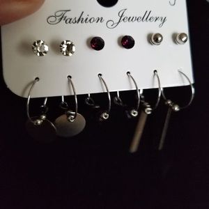 Pretty 6 pairs earring set